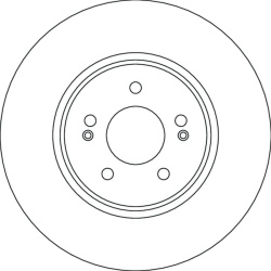  stabdžių diskas (1vnt) <small>TRW SINGLE</small>