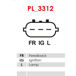  reguliatorius, kintamosios srovės generatorius <small>Brand new AS-PL</small>