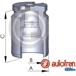  stūmoklis, stabdžių apkaba