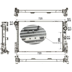  radiatorius, variklio aušinimas