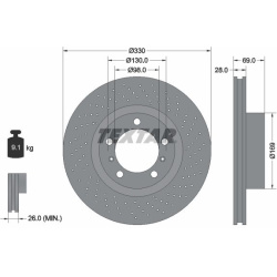  stabdžių diskas (1vnt) <small>PRO+</small>
