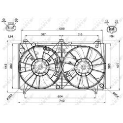  ventiliatorius, radiatoriaus