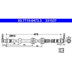  stabdžių žarnelė
