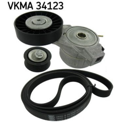  V formos rumbuotas diržas, komplektas