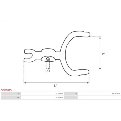  starterio svirtis, karbiuratorius <small>AS</small>