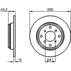  stabdžių diskas (1vnt)