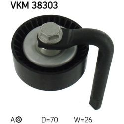  diržo įtempiklis, V formos rumbuotas diržas