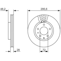  stabdžių diskas (1vnt)