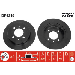  stabdžių diskas (1vnt)