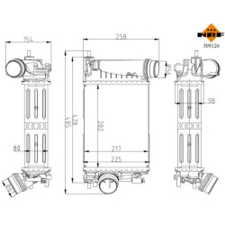  tarpinis suslėgto oro aušintuvas, kompresorius