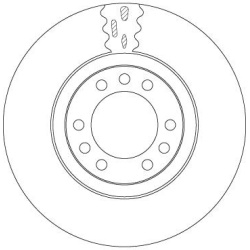 stabdžių diskas (1vnt) <small>TRW SINGLE</small>  stabdžių diskas (1vnt) <small>TRW SINGLE</small>