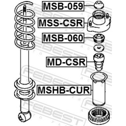  apsauginis dangtelis/gofruotoji membrana, amortizatorius