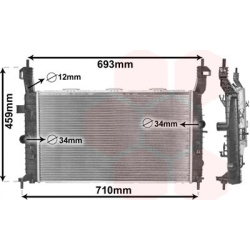  radiatorius, variklio aušinimas