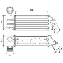  tarpinis suslėgto oro aušintuvas, kompresorius