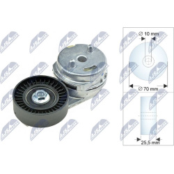  kreipiantysis skriemulys, V formos diržas
