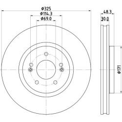  stabdžių diskas (1vnt)