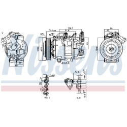  kompresorius, oro kondicionierius <small>** FIRST FIT **</small>
