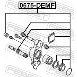  remonto komplektas, stabdžių apkaba