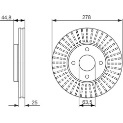  stabdžių diskas (1vnt)
