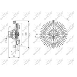  sankaba, radiatoriaus ventiliatorius