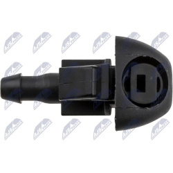  plovimo skysčio purkštukas, priekinis langas