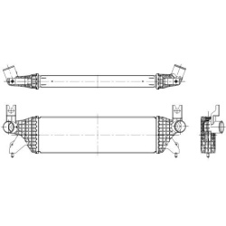  tarpinis suslėgto oro aušintuvas, kompresorius