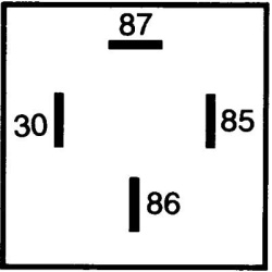  relė, pagrindinė srovė