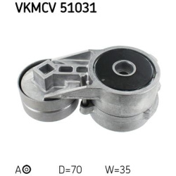  diržo įtempiklis, V formos rumbuotas diržas