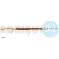  trosas, stovėjimo stabdys
