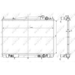  radiatorius, variklio aušinimas <small>EASY FIT</small>