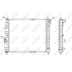 radiatorius, variklio aušinimas <small>EASY FIT</small>