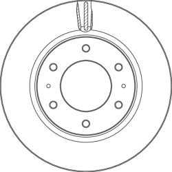  stabdžių diskas (1vnt) <small>TRW SINGLE</small>