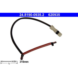  įspėjimo kontaktas, stabdžių trinkelių susidėvėjimas
