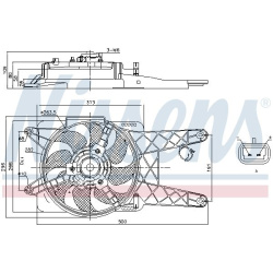  ventiliatorius, radiatoriaus
