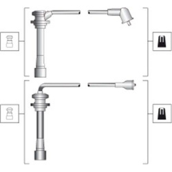  uždegimo laido komplektas