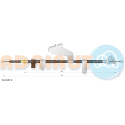  trosas, stovėjimo stabdys