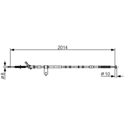  trosas, stovėjimo stabdys