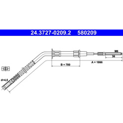  trosas, stovėjimo stabdys