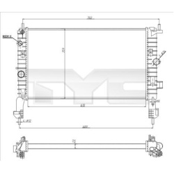  radiatorius, variklio aušinimas