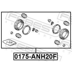  remonto komplektas, stabdžių apkaba