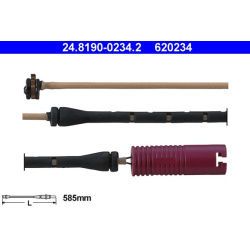  įspėjimo kontaktas, stabdžių trinkelių susidėvėjimas