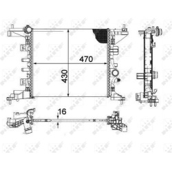  radiatorius, variklio aušinimas