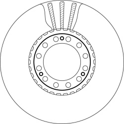  stabdžių diskas (1vnt) <small>TRW SINGLE</small>