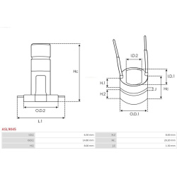  kontaktinis žiedas, generatorius <small>Brand new AS-PL</small>