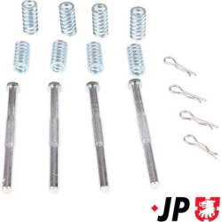  priedų komplektas, diskinių stabdžių trinkelės <small>JP</small>