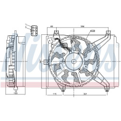  ventiliatorius, radiatoriaus