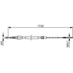  trosas, stovėjimo stabdys