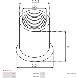  remonto komplektas, kintamosios srovės generatorius <small>Brand new AS-PL</small>