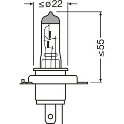  lemputė, priekinis žibintas <small>NIGHT BREAKER® SILVER</small>