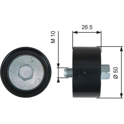  kreipiantysis skriemulys, V formos rumbuotas diržas <small>DriveAlign™</small>